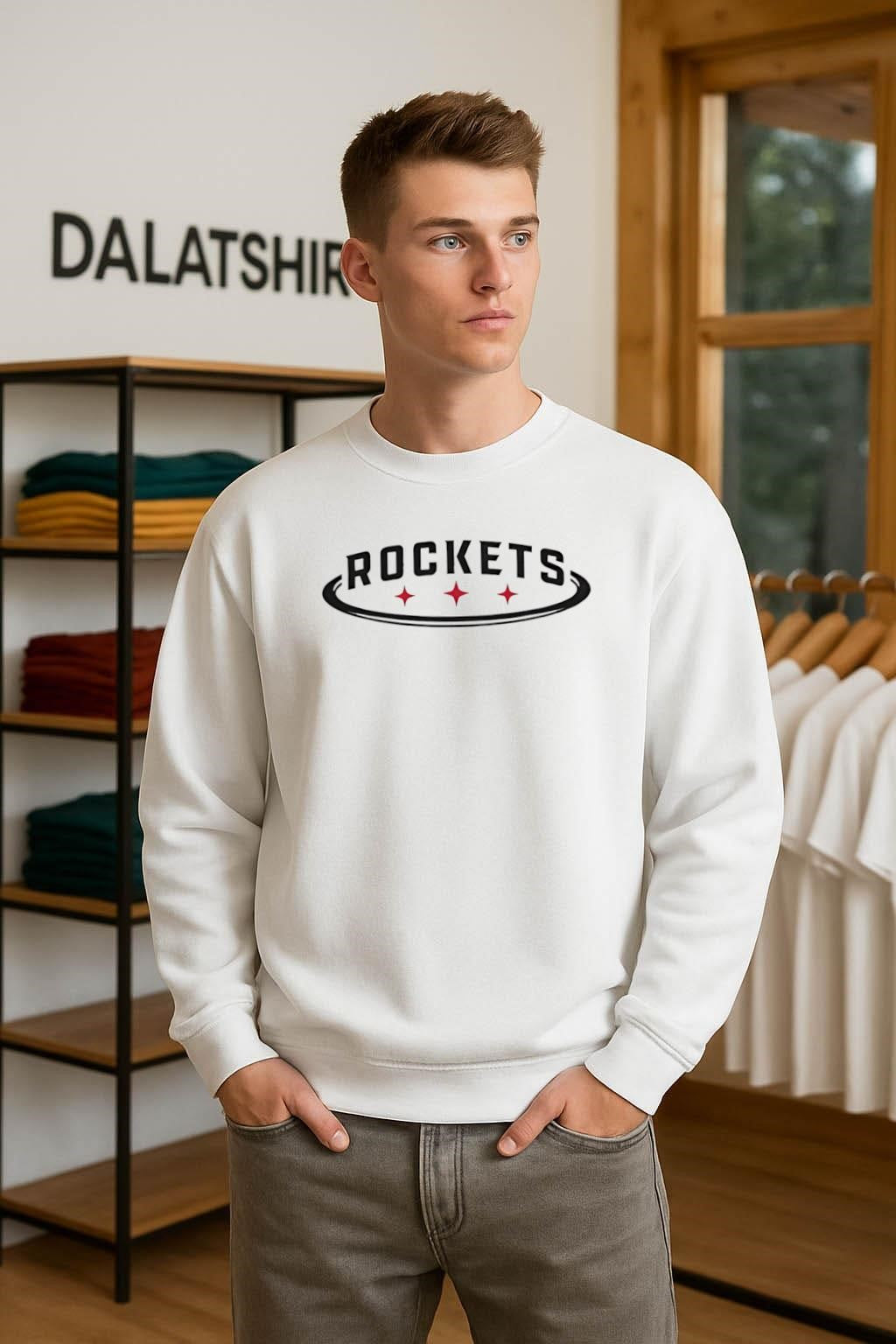 Houston Rockets Basketball Star Logo Retro shirt