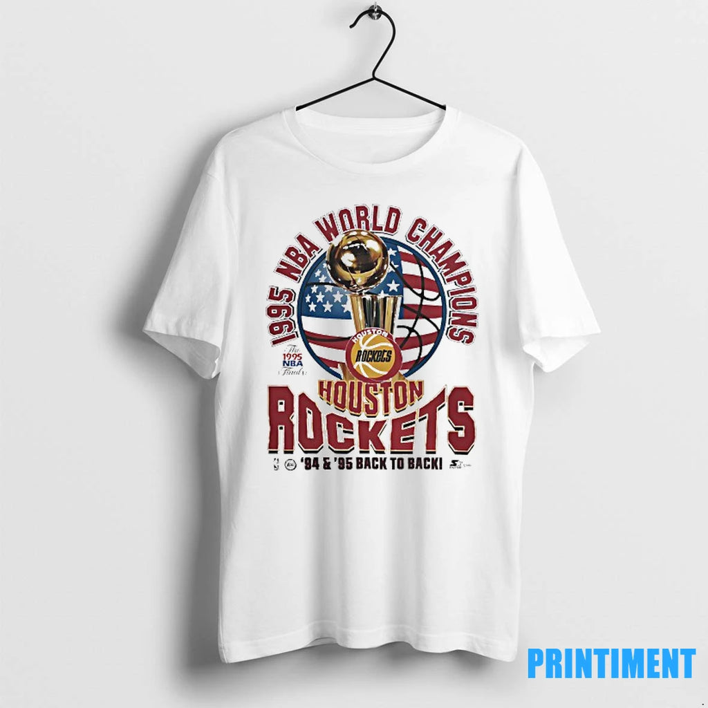 Houston Rockets Nba World Champions 1994 And 1995 Back To Back Tshirts Sweater