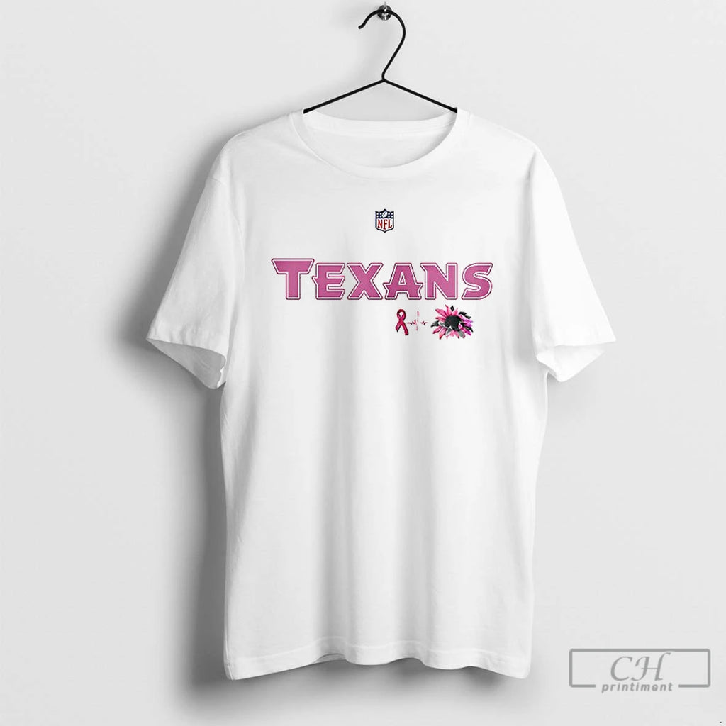 Houston Texans Breast Cancer Awareness Logo T Shirts