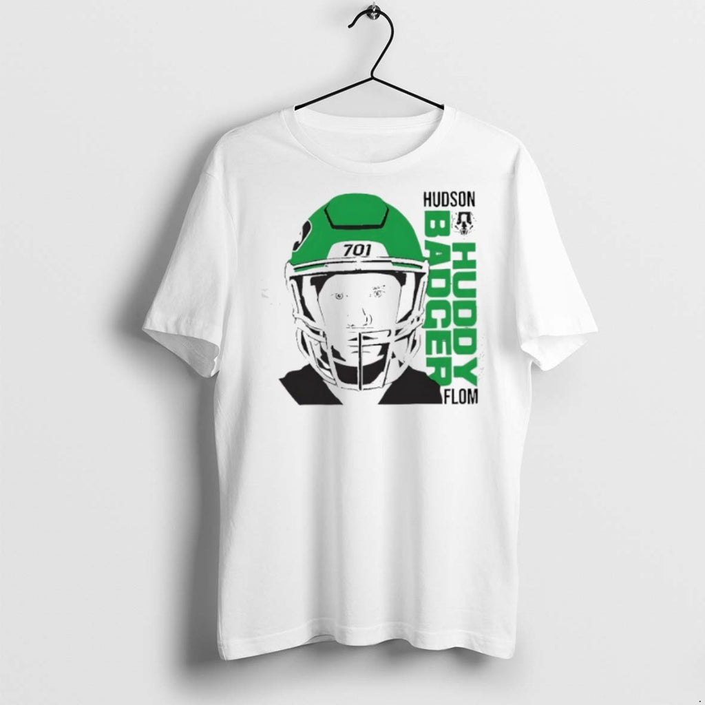 Hudson Flom Huddy Badger Football T Shirts
