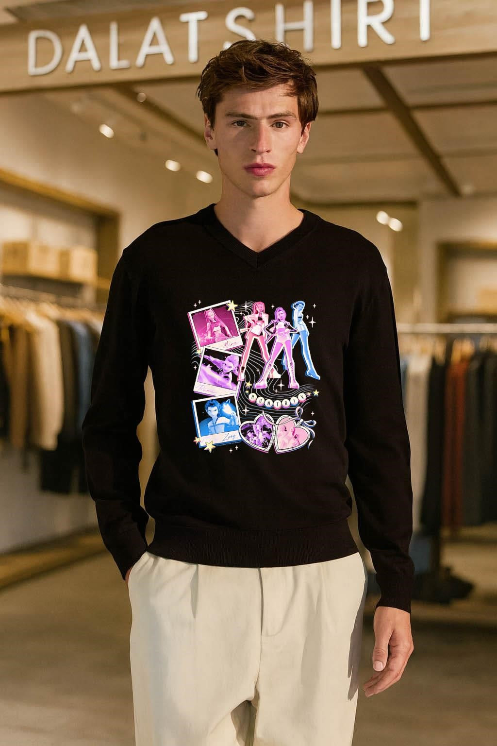 Huntrox Mira Rumi Zoey K-Pop Anime Aesthetic shirt