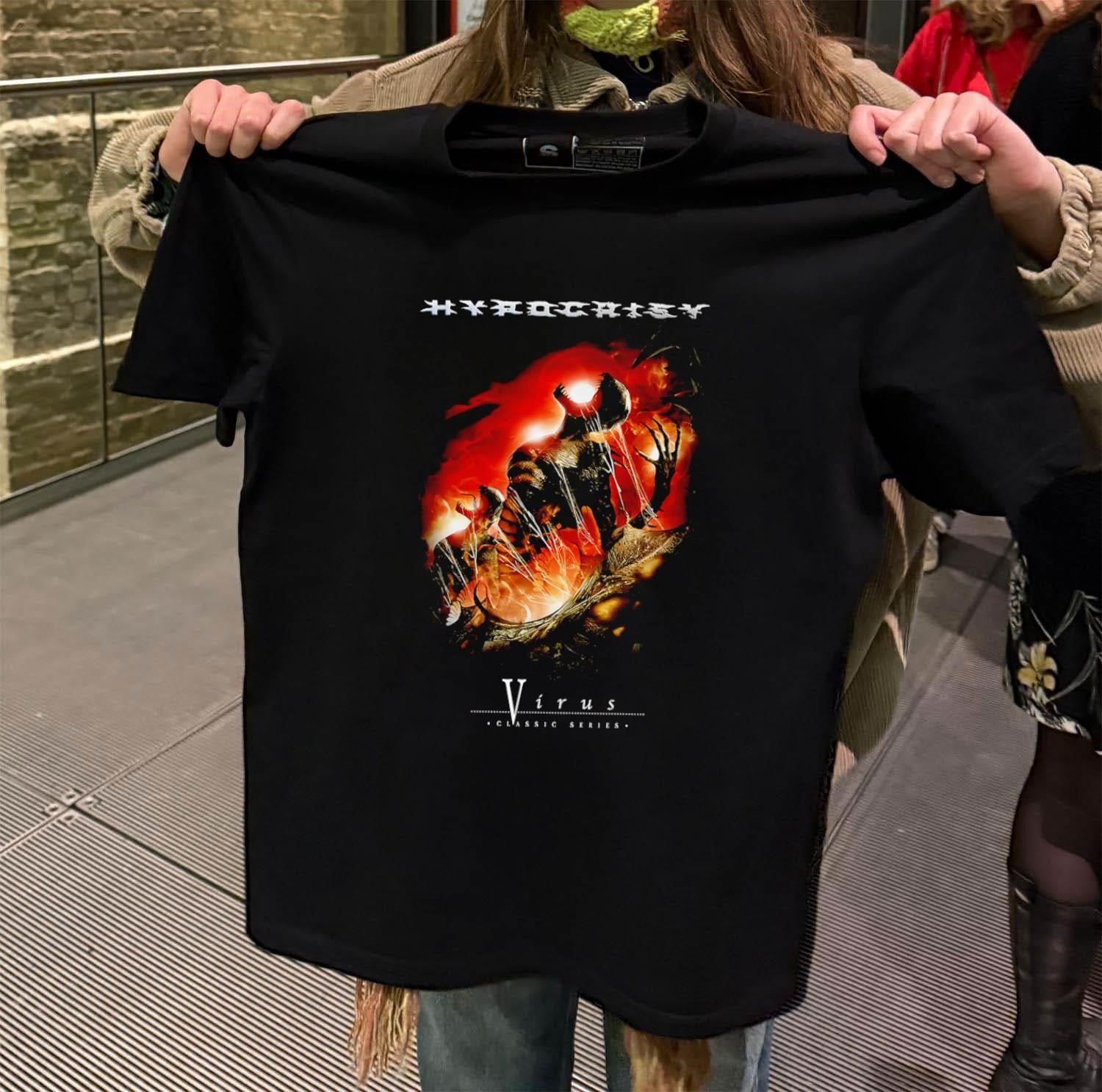 Hypocrisy Virus Classic Series Monster Death Metal shirt