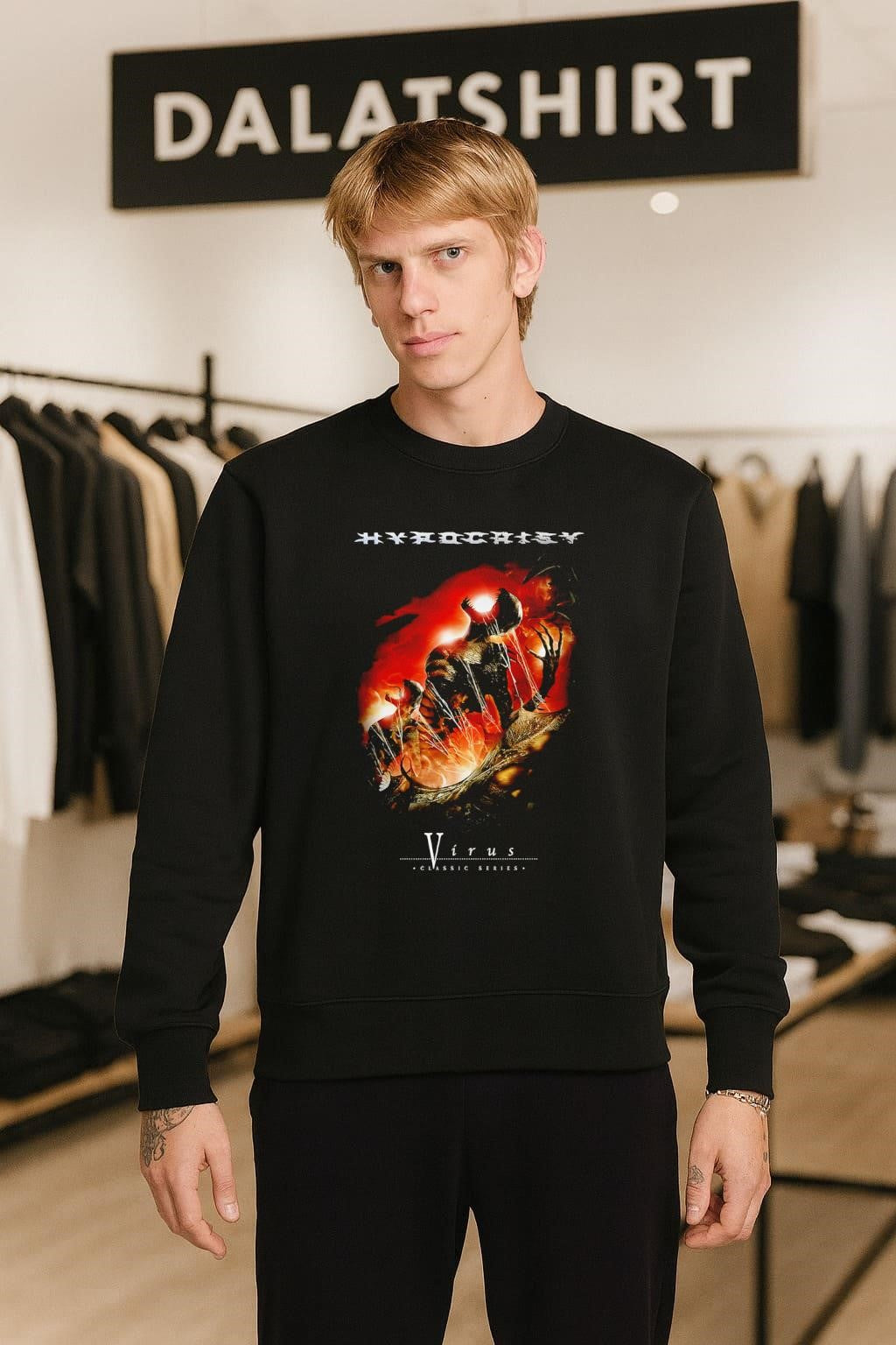 Hypocrisy Virus Classic Series Monster Death Metal shirt