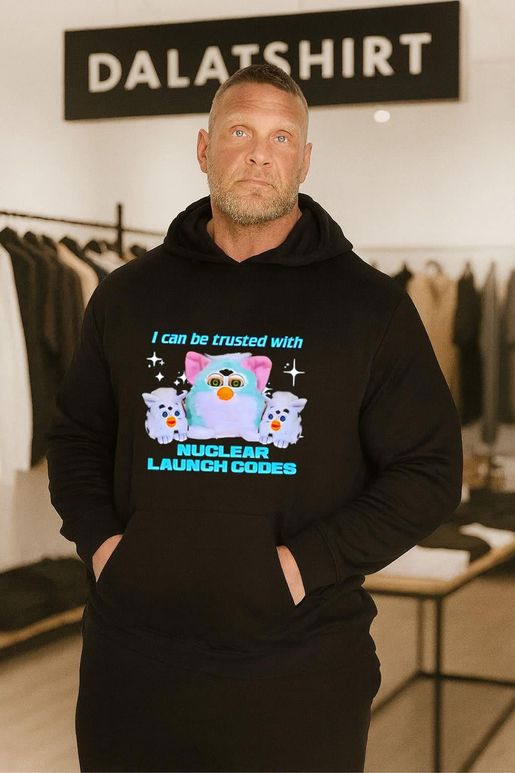 I Can Be Trusted With Nuclear Launch Codes Furby shirt