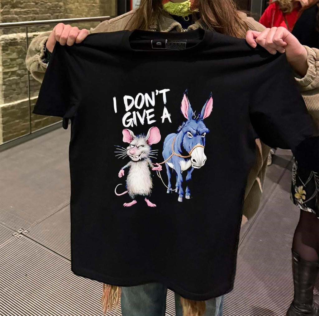 I Don’t Give A Rat Ass Donkey shirt
