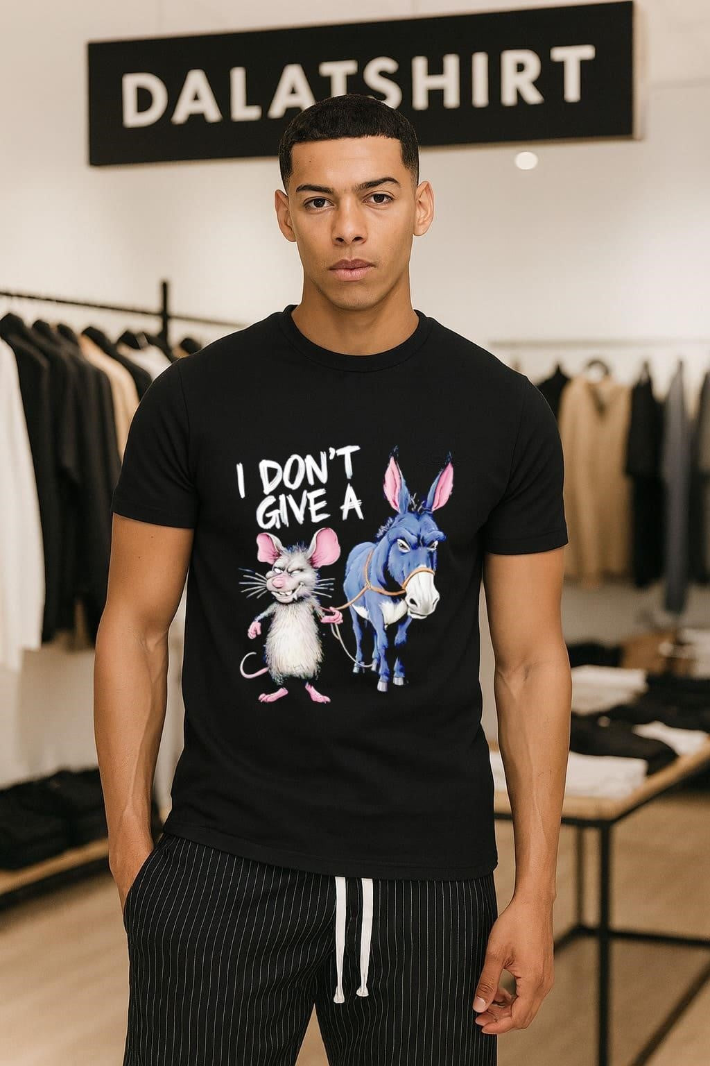 I Don’t Give A Rat Ass Donkey shirt
