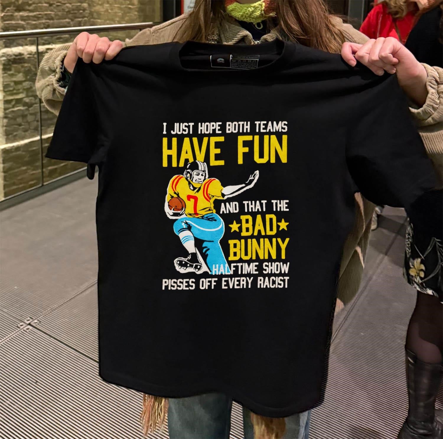 I Hope Both Teams Have Fun Bad Bunny Halftime Show shirt