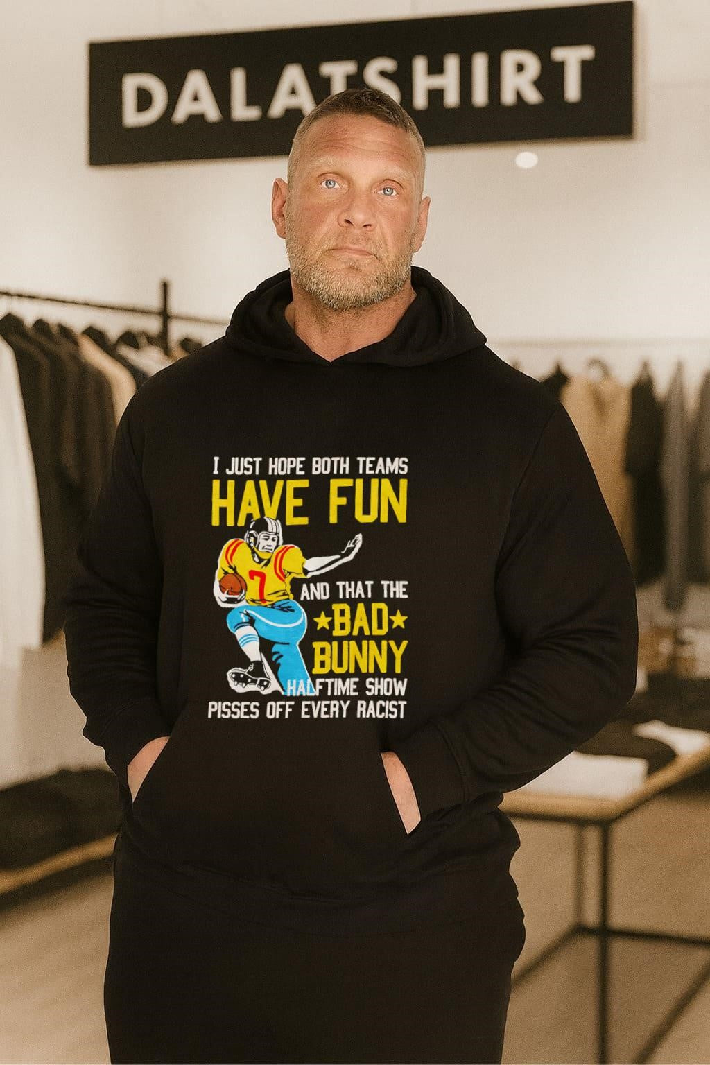 I Hope Both Teams Have Fun Bad Bunny Halftime Show shirt
