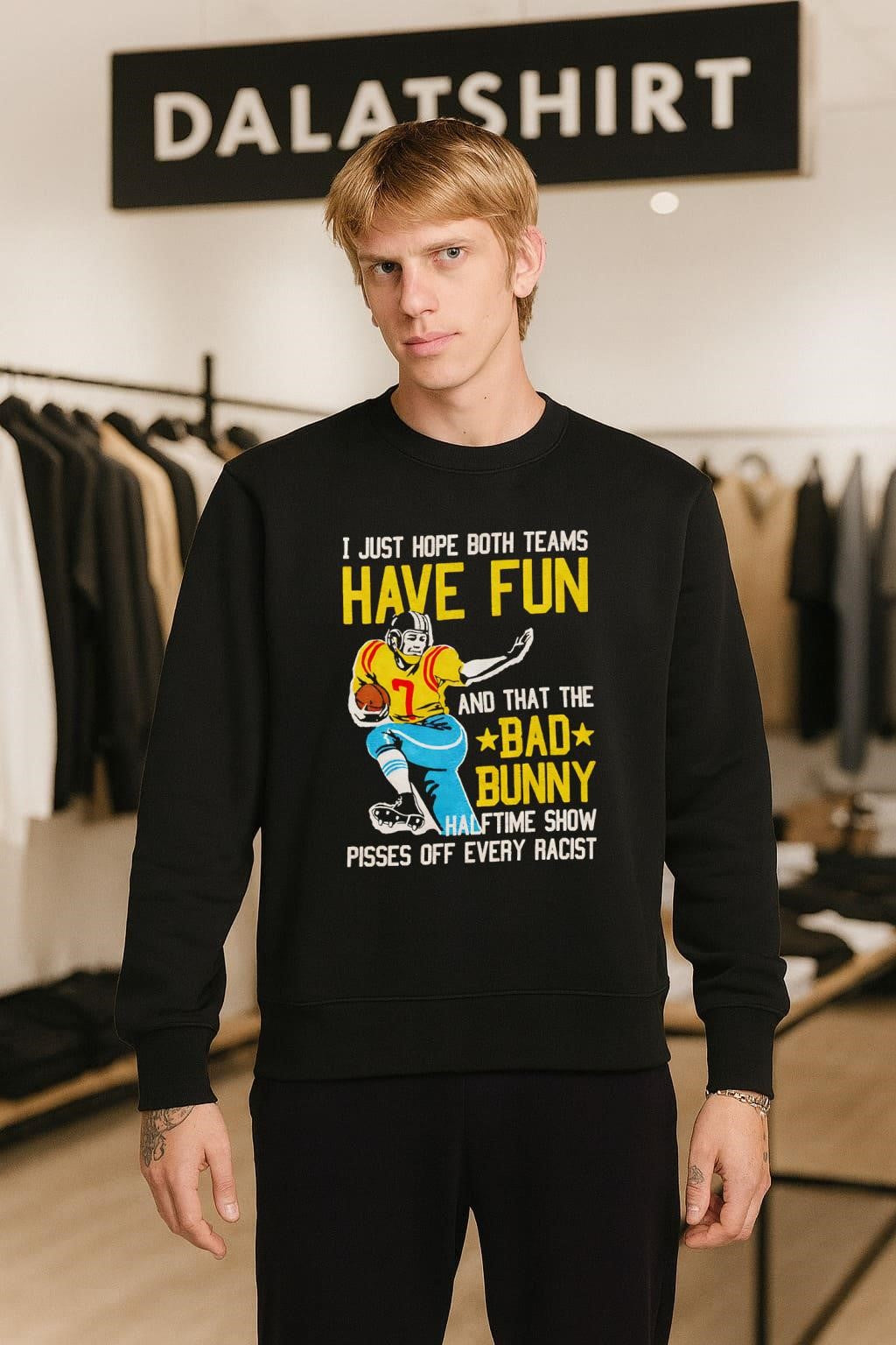 I Hope Both Teams Have Fun Bad Bunny Halftime Show shirt