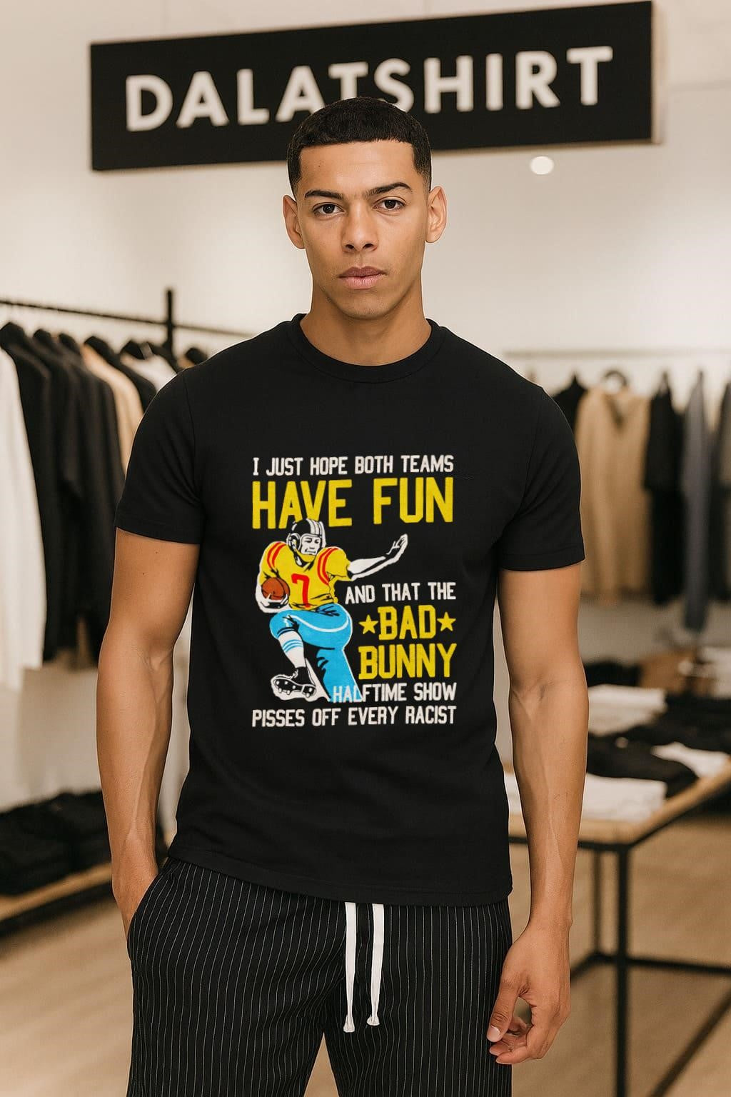 I Hope Both Teams Have Fun Bad Bunny Halftime Show shirt