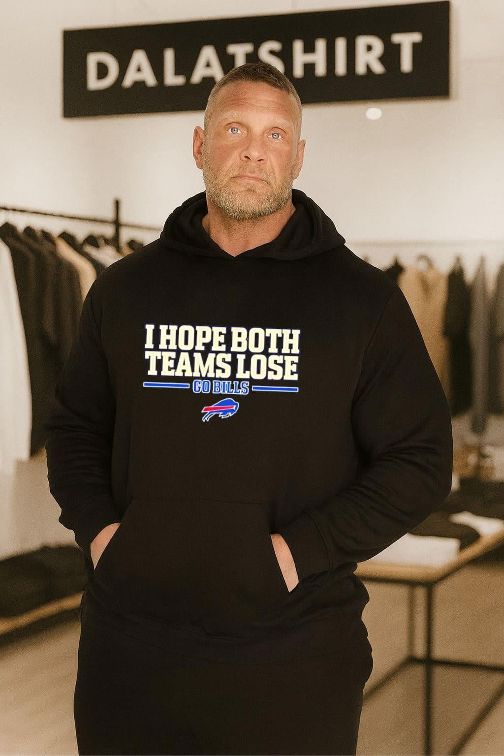 I Hope Both Teams Lose Go Bills Football Team Logo shirt