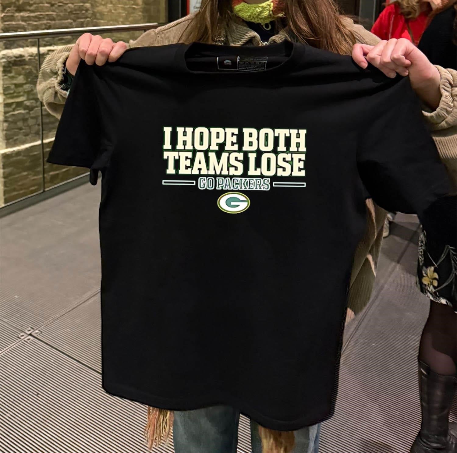 I Hope Both Teams Lose Go Packers Football Logo shirt