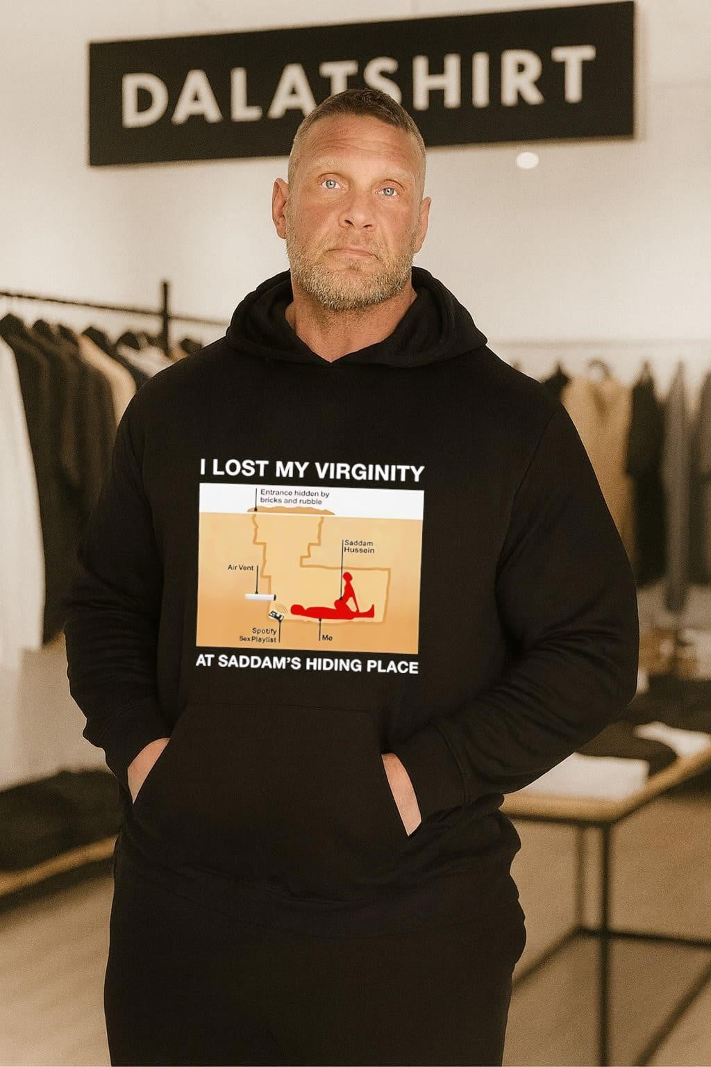 I Lost My Virginity At Saddam_s Hiding Place Underground Spider Hole shirt