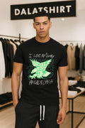 I Love My Country Philadelphia Eagle With Green Lightning shirt