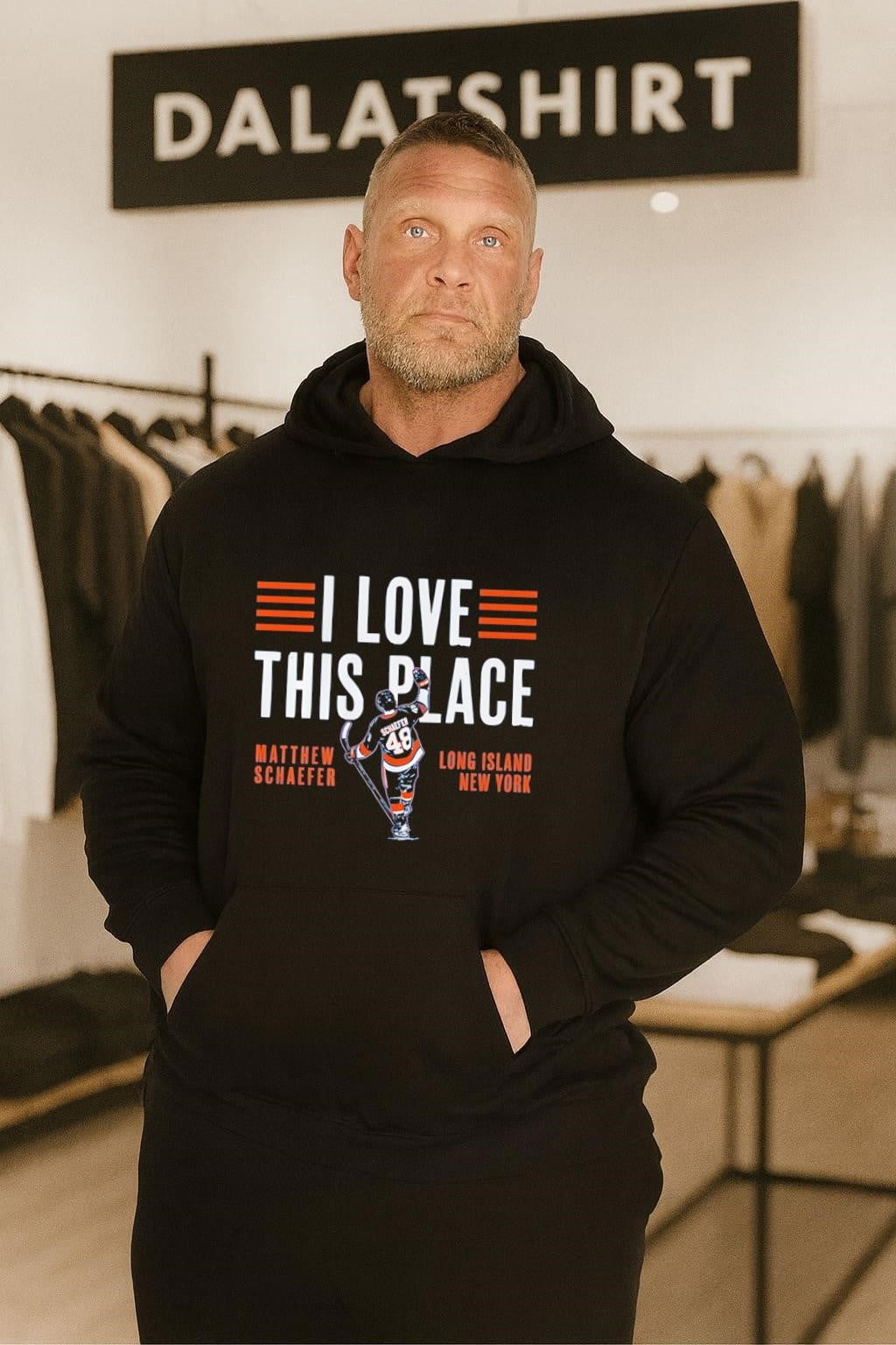 I Love This Place Matthew Schaefer Long Island New York shirt