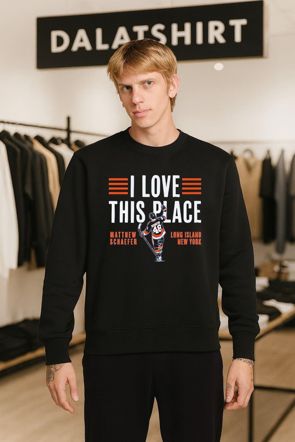 I Love This Place Matthew Schaefer Long Island New York shirt