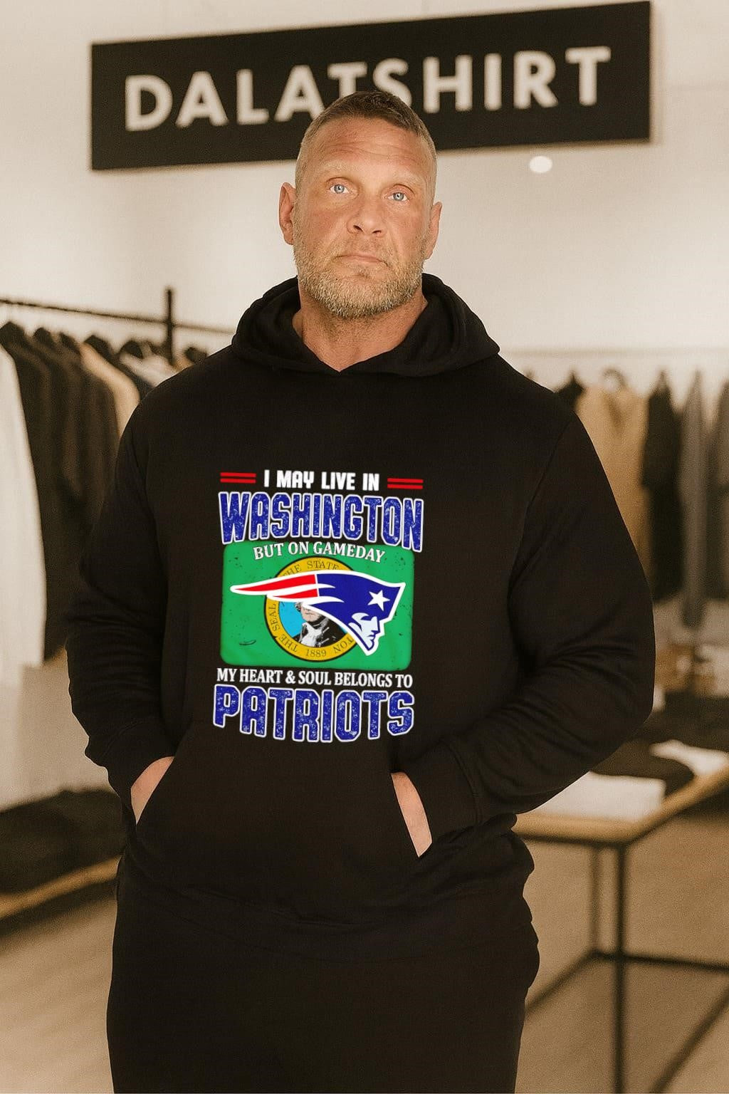 I May Live In Washington But On Gameday My Heart & Soul Belongs To Patriots shirt