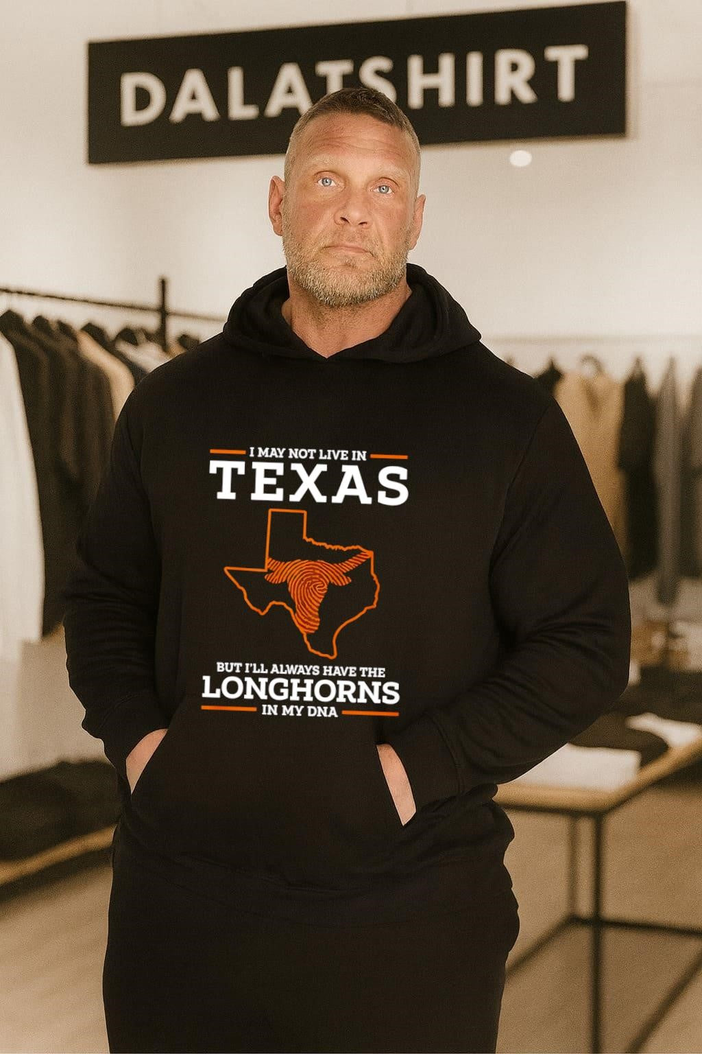 I May Not Live In Texas Longhorns In My DNA shirt