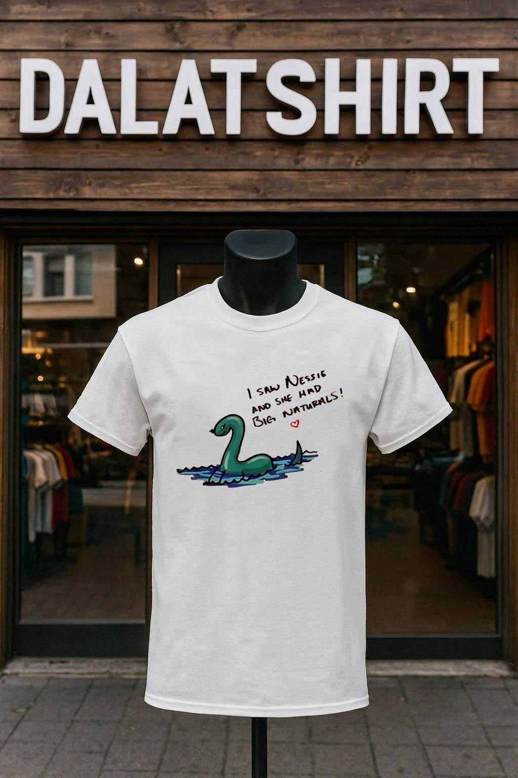 I Saw Nessie And She Had Big Naturals Loch Ness Monster shirt