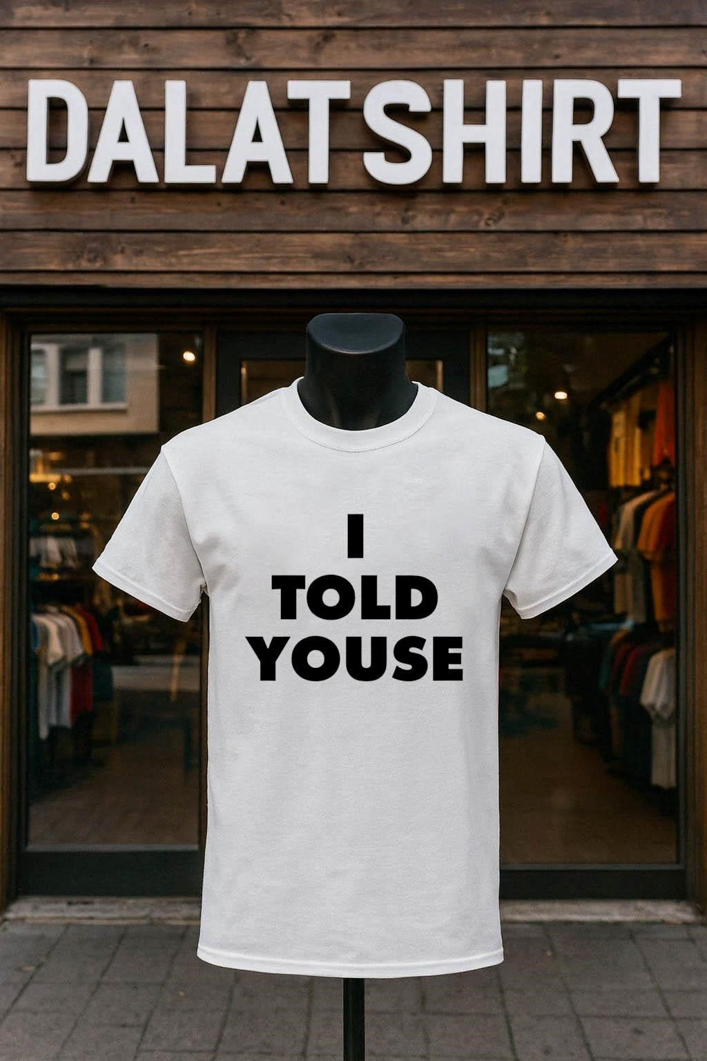 I Told Youse Philadelphia Slang Bold shirt