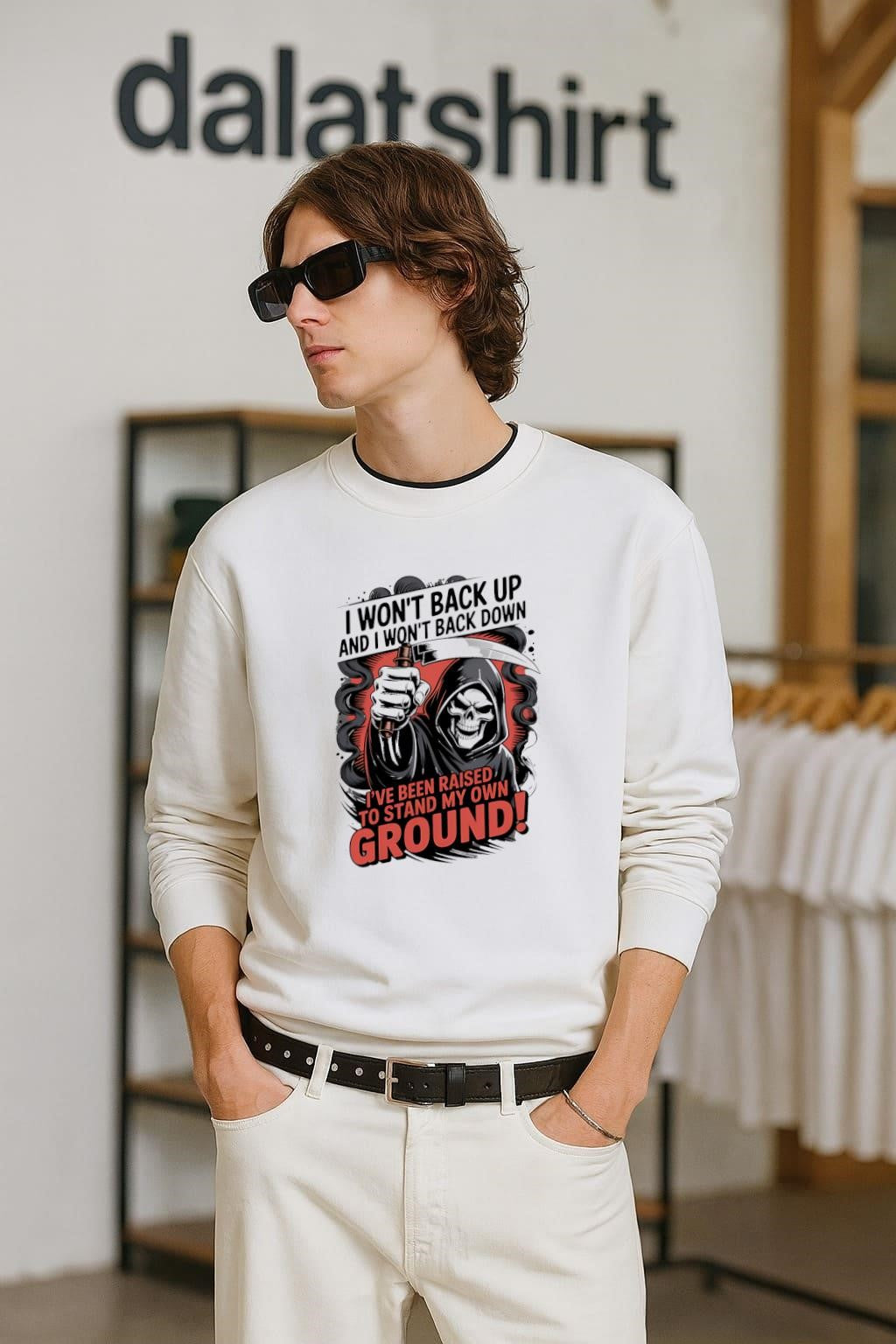 I Won’t Back Up And I Won_t Back Down Reaper shirt