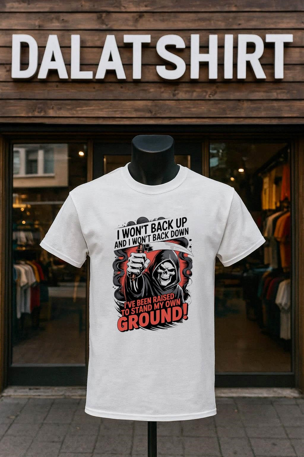 I Won’t Back Up And I Won_t Back Down Reaper shirt