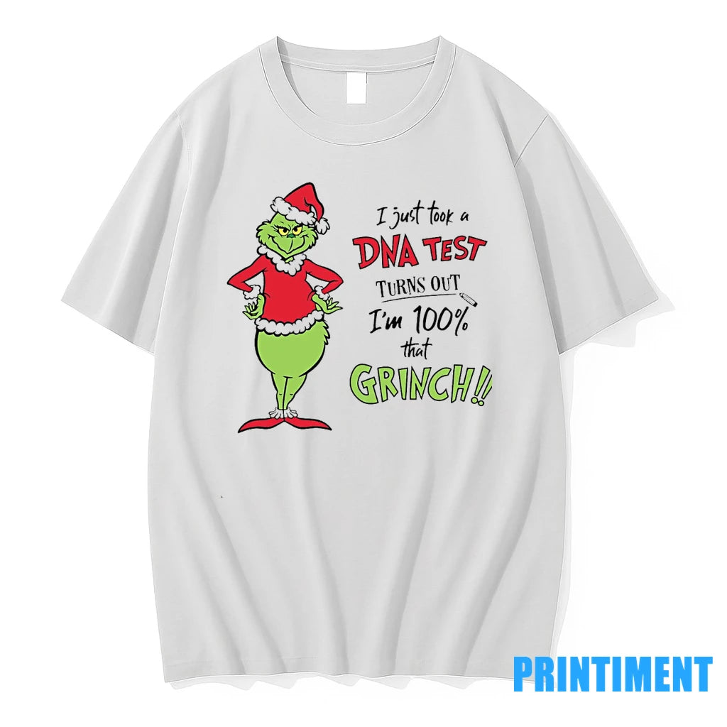 I Just Took A Dna Test Turns Out Im 100 That Grinch Christmas Tshirts Sweater