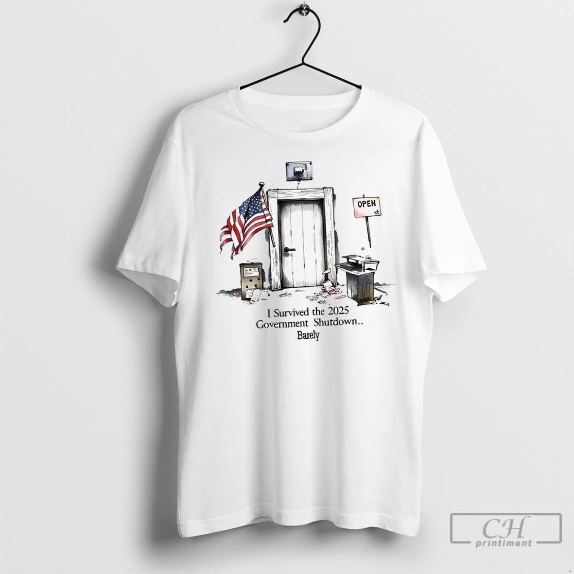 I Survived The 2025 Government Shutdown T Shirts