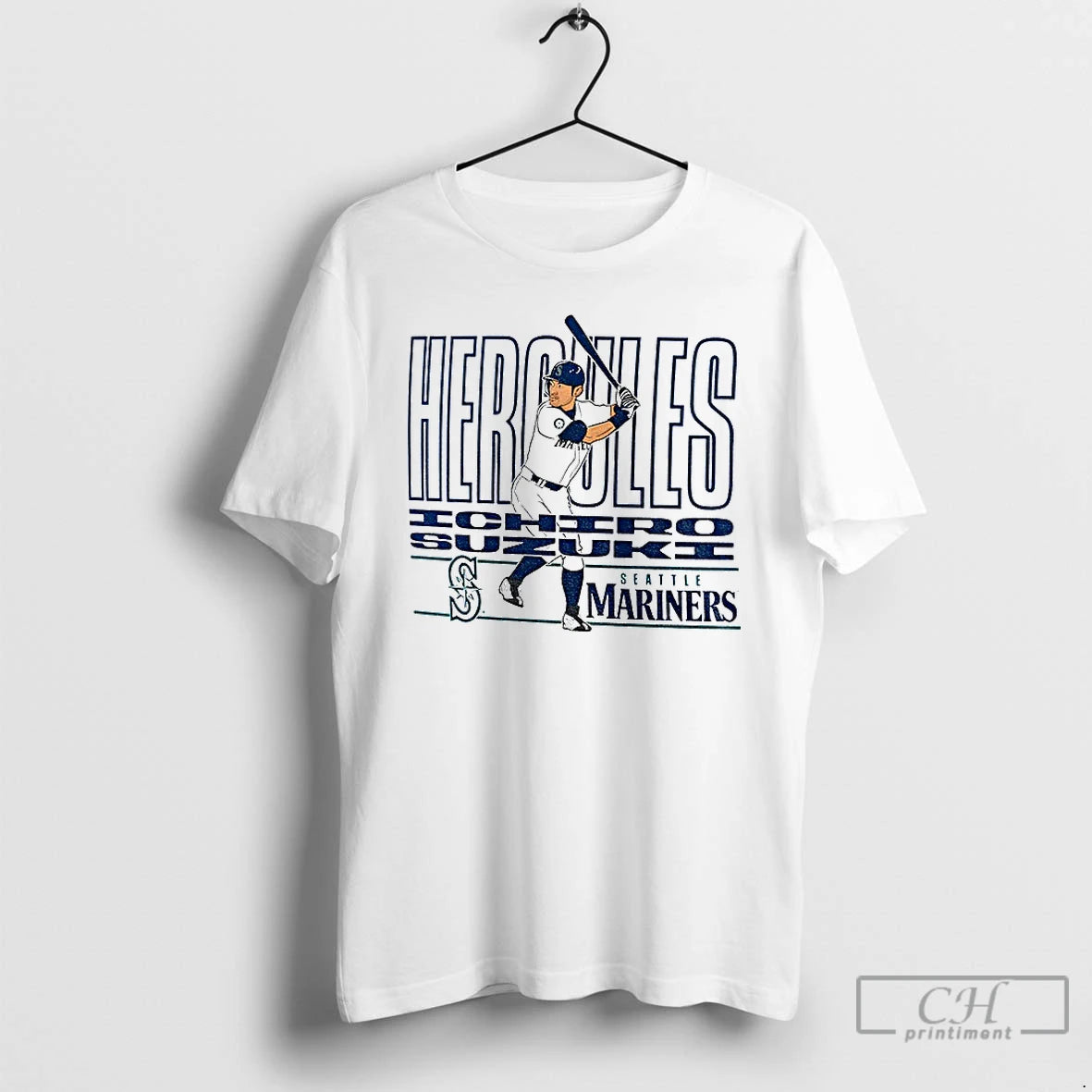 Ichiro Suzuki Seattle Mariners Cooperstown Player Mlb Baseball 2025 T Shirts