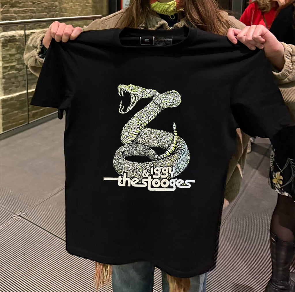Iggy and the Stooges Rattlesnake Snake Graphic Punk Rock Music shirt