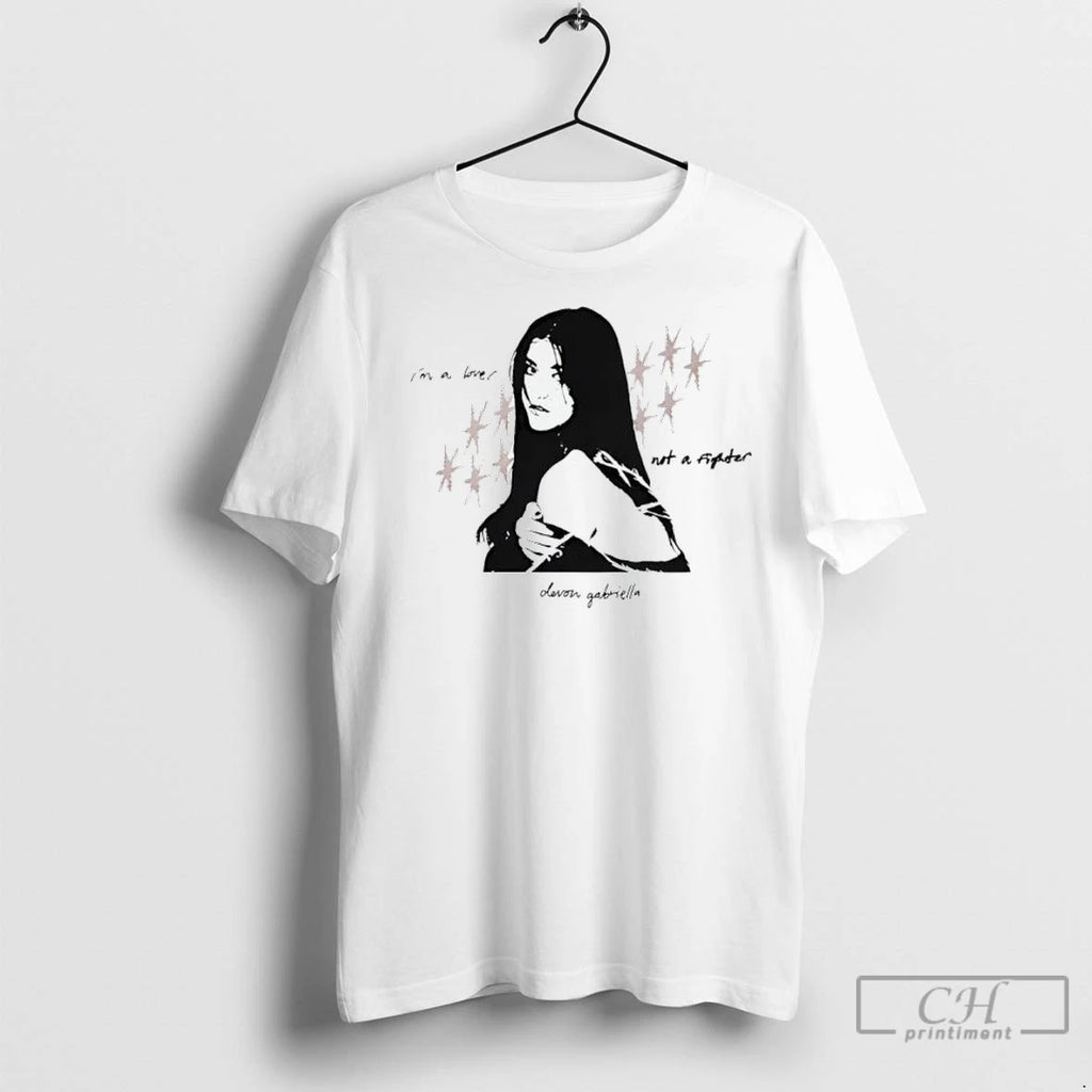 Im A Lover Not A Fighter Devon Gabriella Star T Shirts