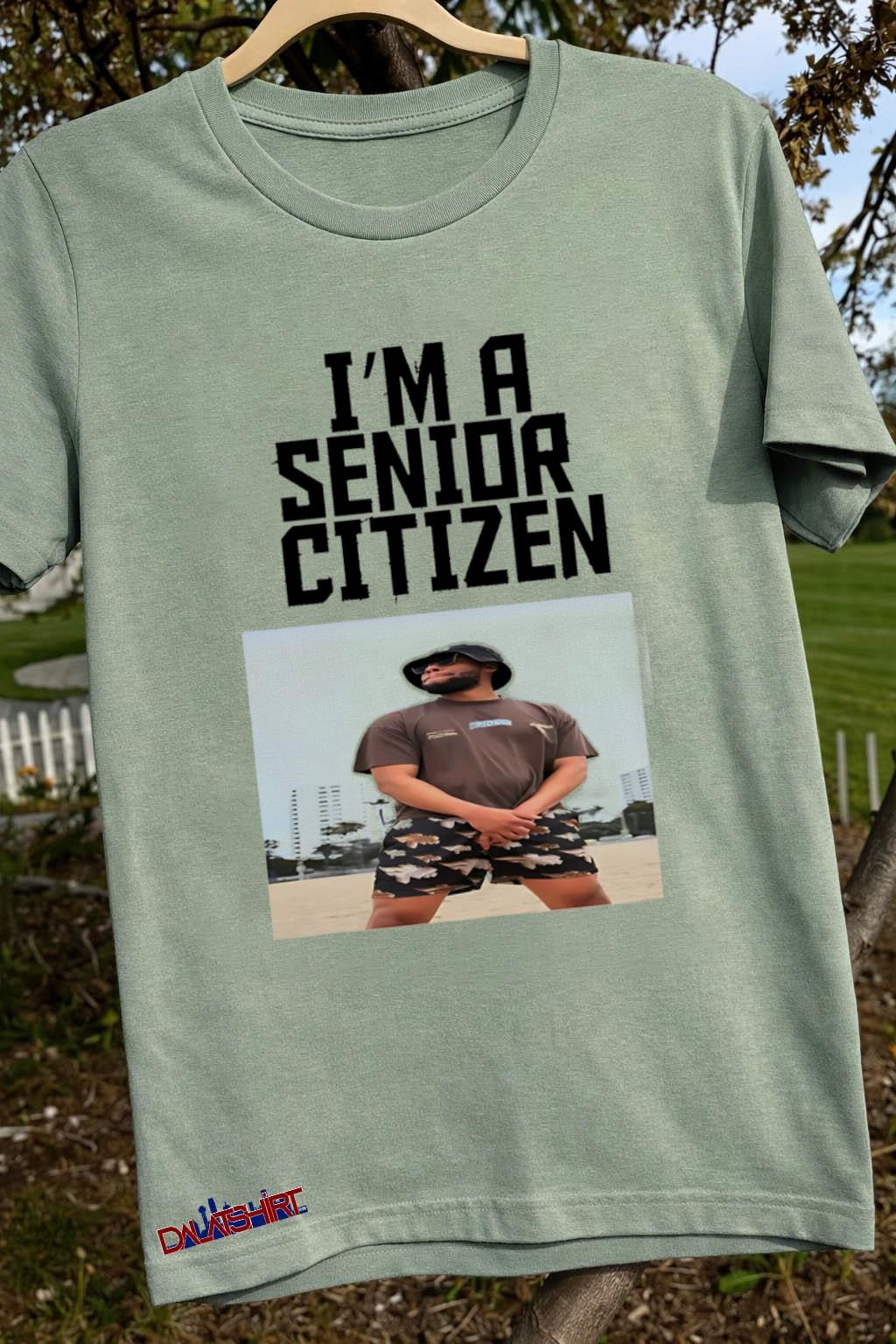 I’m A Senior Citizen Man Beach shirt