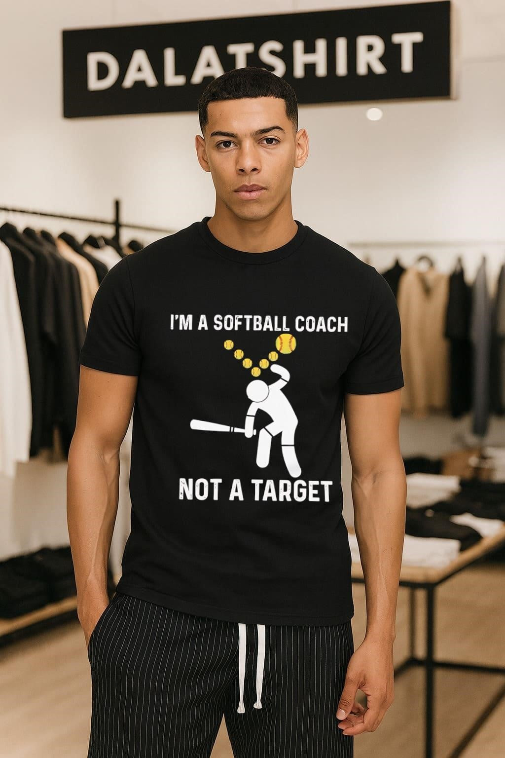 I’m A Softball Coach Not A Target shirt