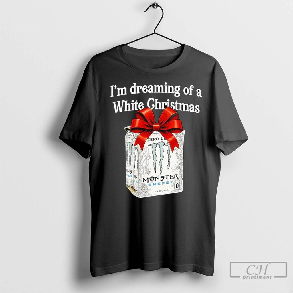 Im Dreaming Of A White Christmas Monster Beer T Shirts