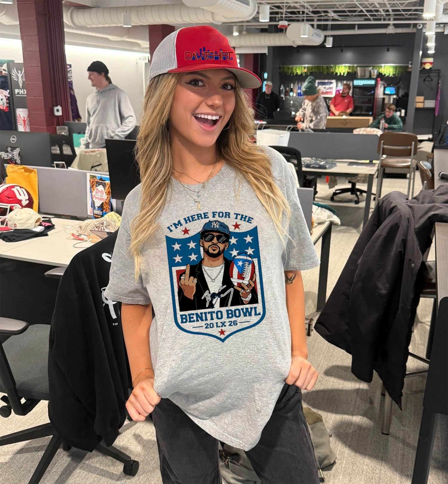 I’m Here For The Benito Bowl 2026 LX Puerto Rico Football shirt