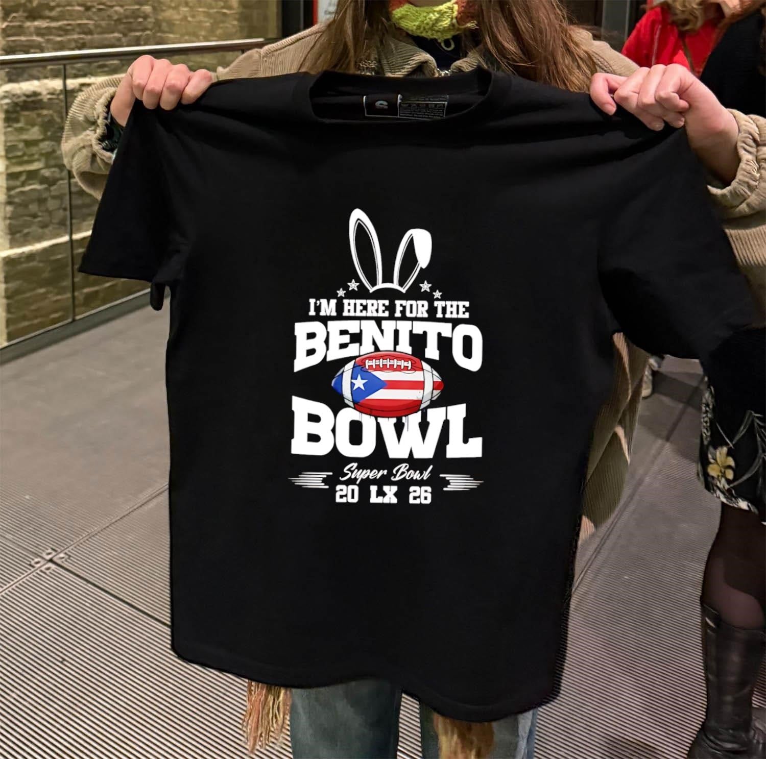 I’m Here For The Benito Bowl Puerto Rico Football shirt