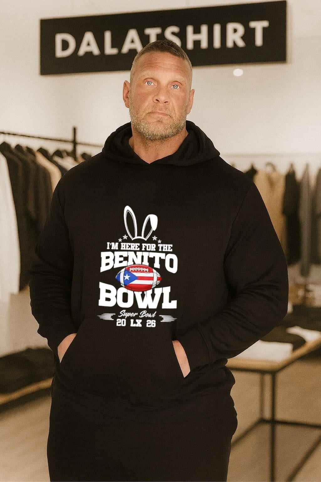 I’m Here For The Benito Bowl Puerto Rico Football shirt