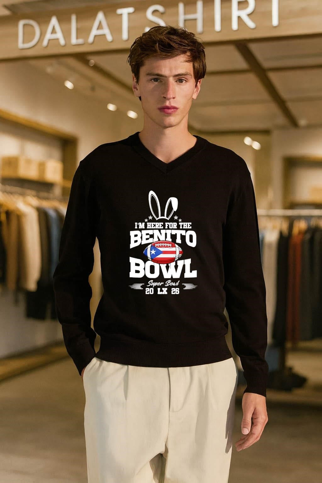 I’m Here For The Benito Bowl Puerto Rico Football shirt