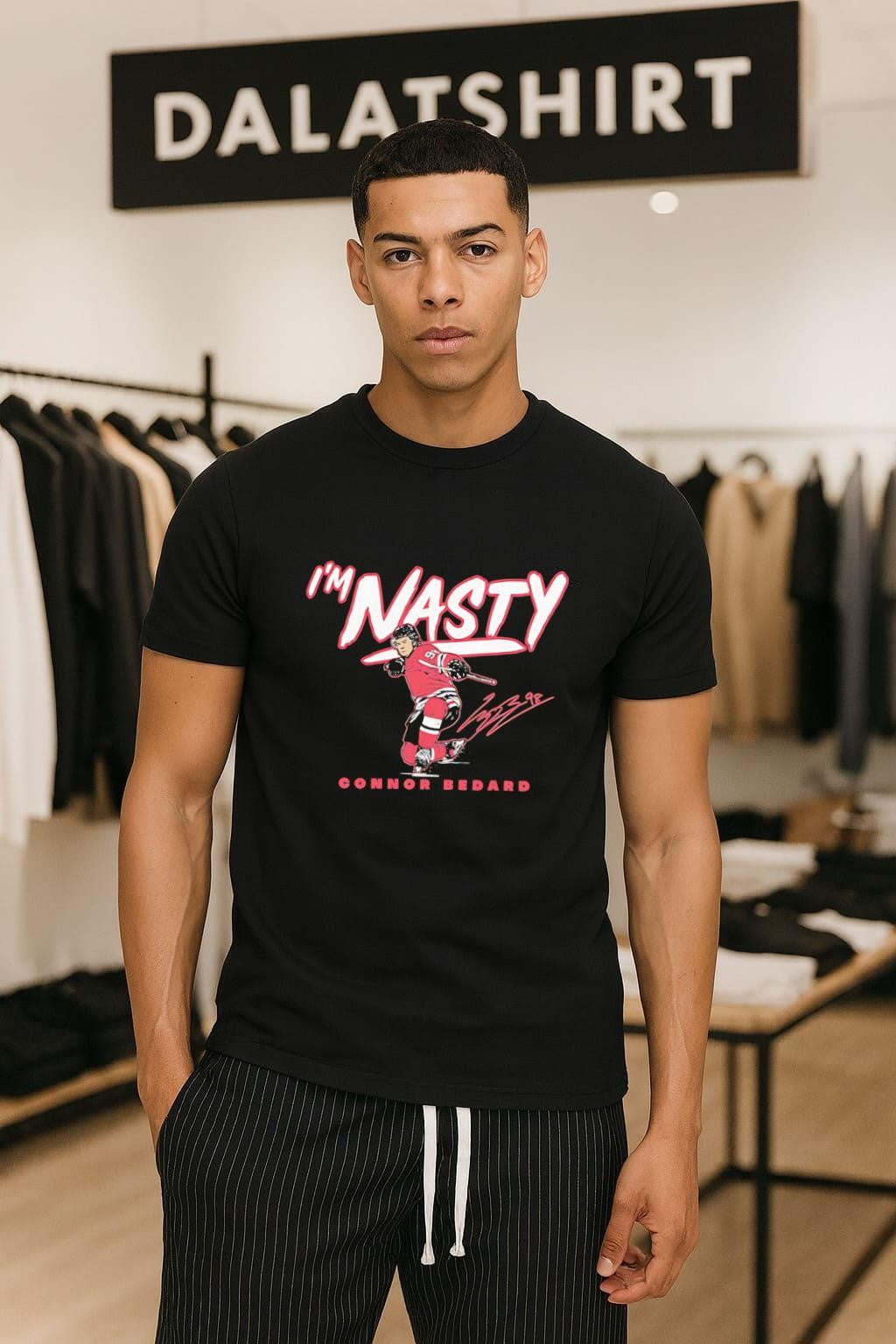 I’m Nasty Connor Bedard Hockey Signature Design shirt