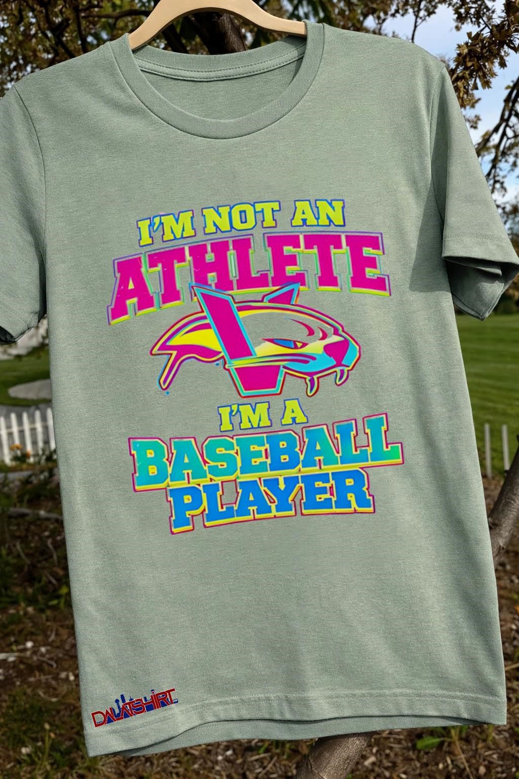 I’m Not An Athlete I’m A Baseball Player Wildcat Mascot shirt