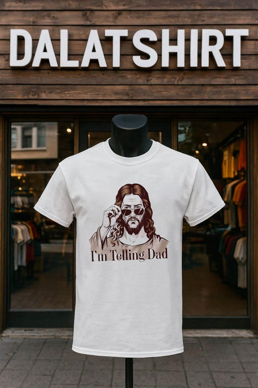 I’m Telling Dad Jesus Christ Wearing Aviator Sunglasses shirt