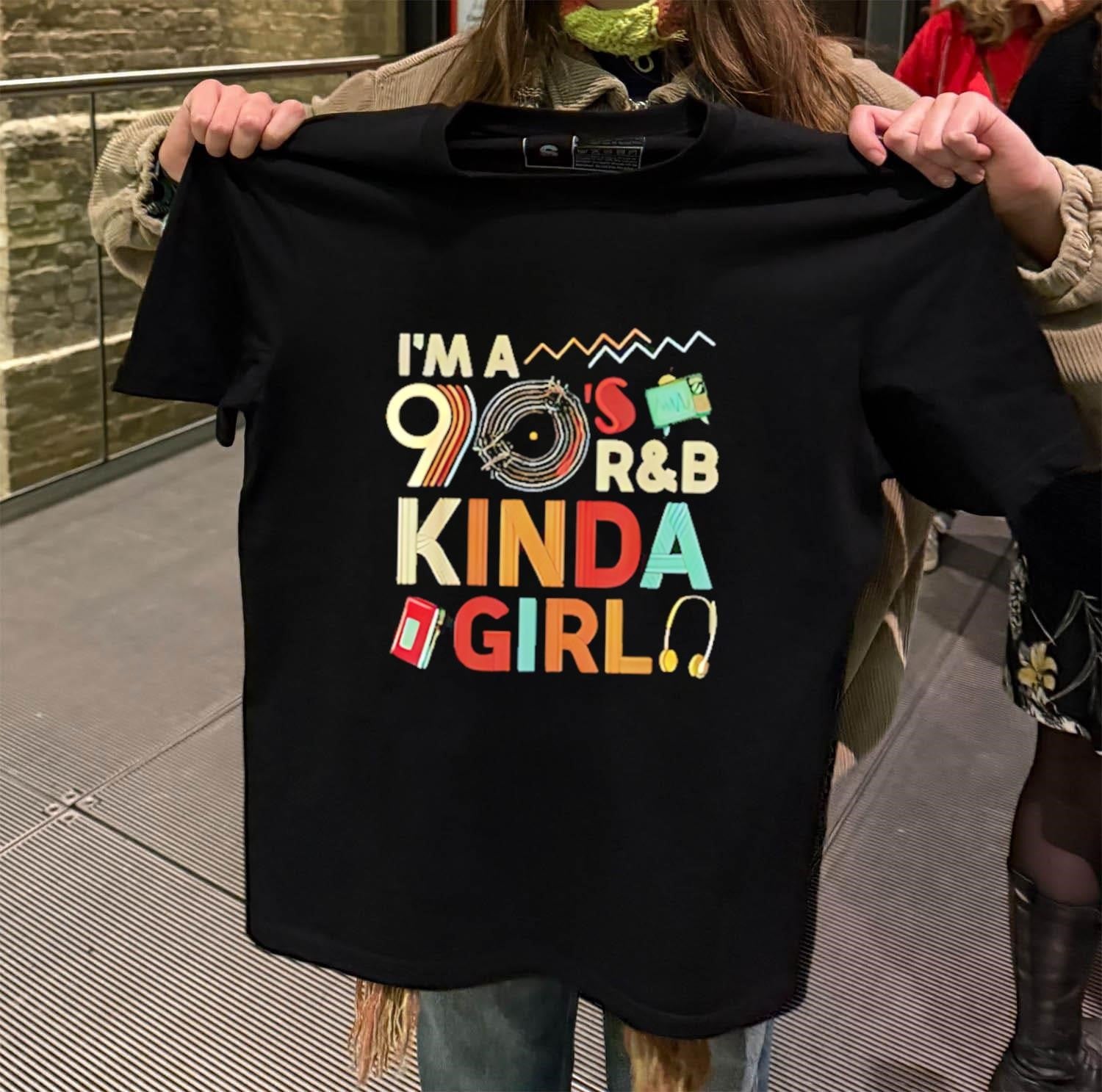 I’m a 90’s R&B Kinda Girl Record Player shirt