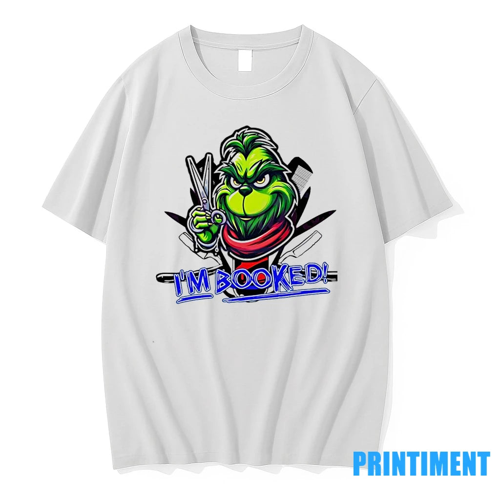 Im Booked Christmas Grinch Hair Stylist Tshirts Sweater