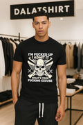 I’m fucked up I admit it skull guns shirt