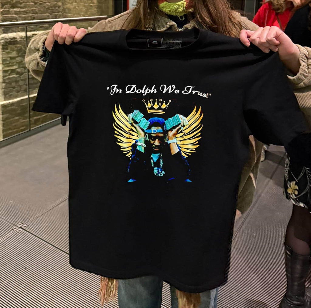 In Dolph We Trust Young Dolph Wings Crown shirt