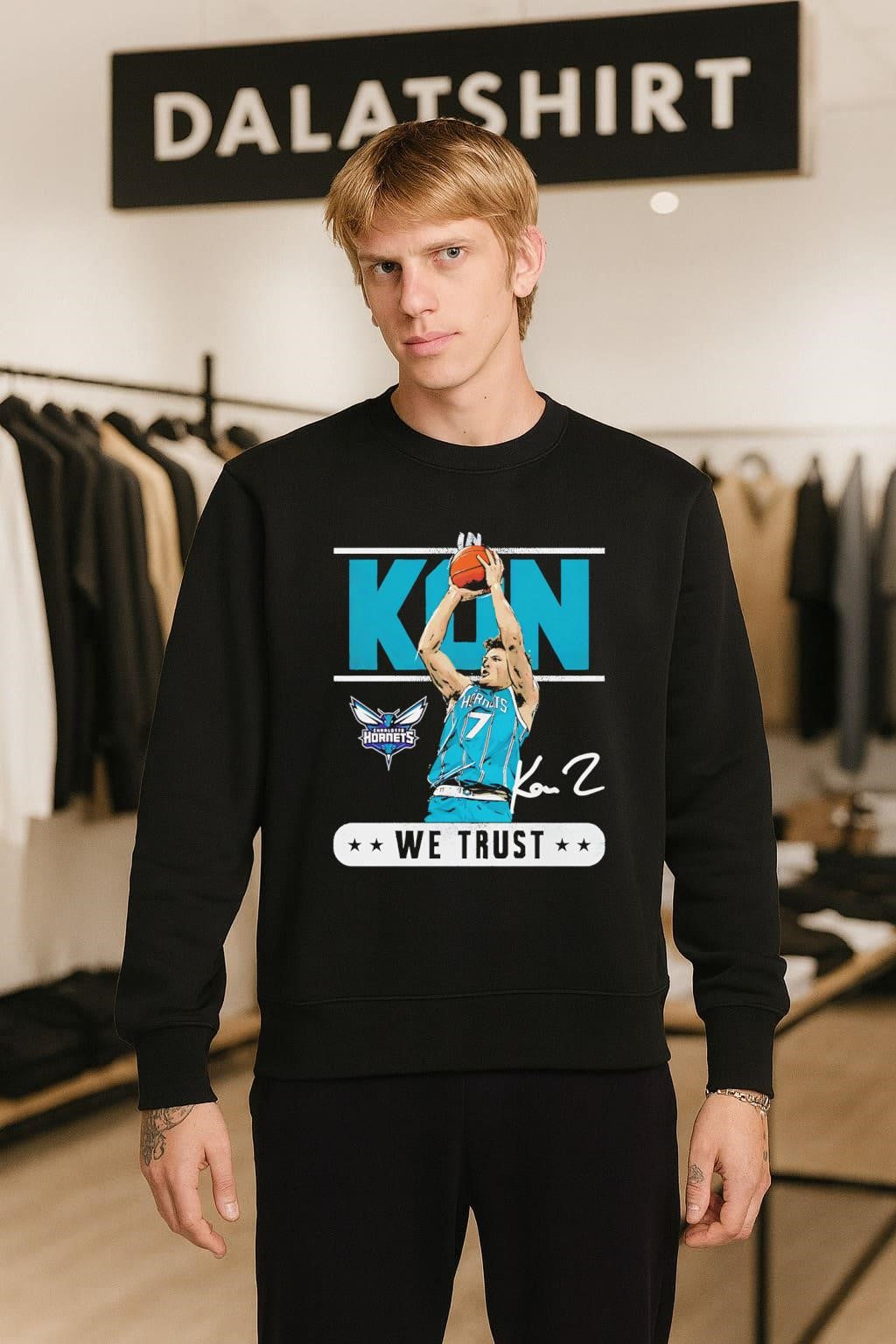 In Kon We Trust Charlotte Hornets Kon Knueppel shirt