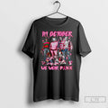 In October We Wear Pink Horror Characters T Shirts