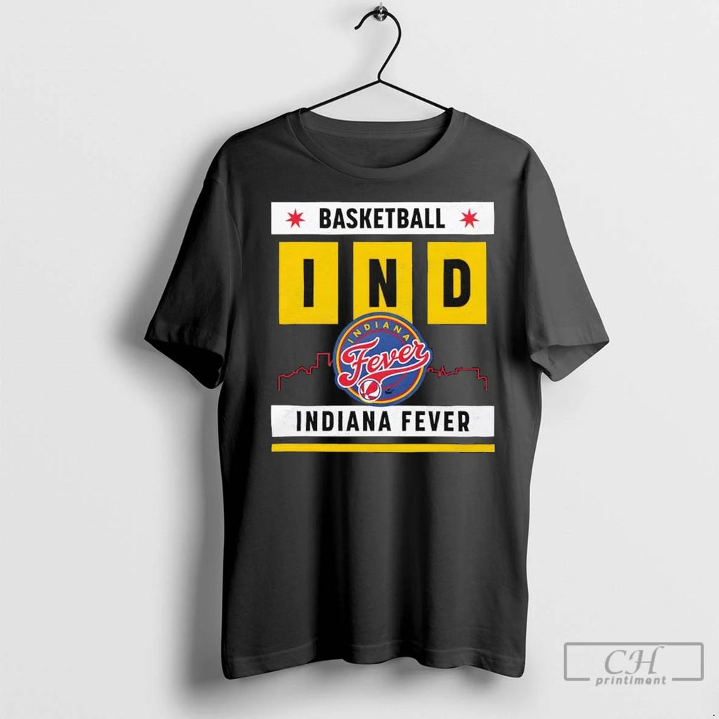 Indiana Fever Stadium Essentials Heather Relaxed Fit Big Shot Vintage T Shirts