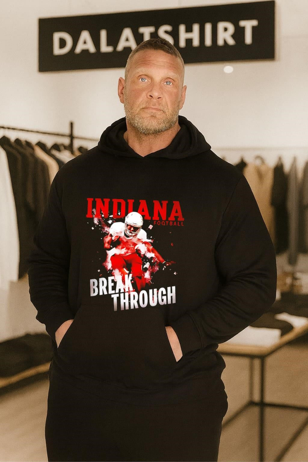 Indiana Football Breakthrough Player In Action shirt
