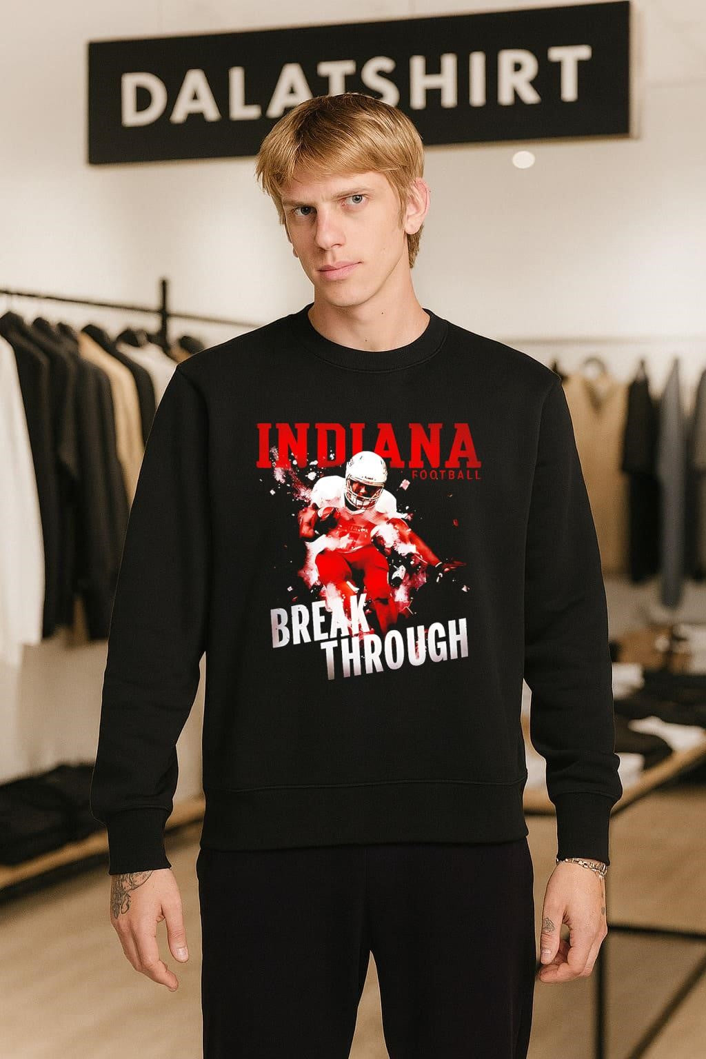 Indiana Football Breakthrough Player In Action shirt